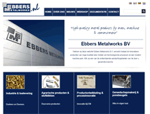 Tablet Screenshot of ebbersmetalworks.nl